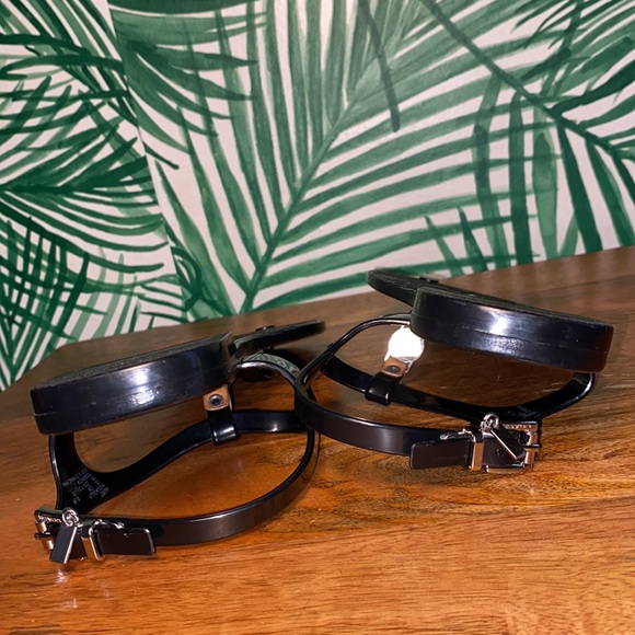 Coach Piccadilly Black Rubber Jelly Sandals Women’s 5 B - Picture 10 of 10